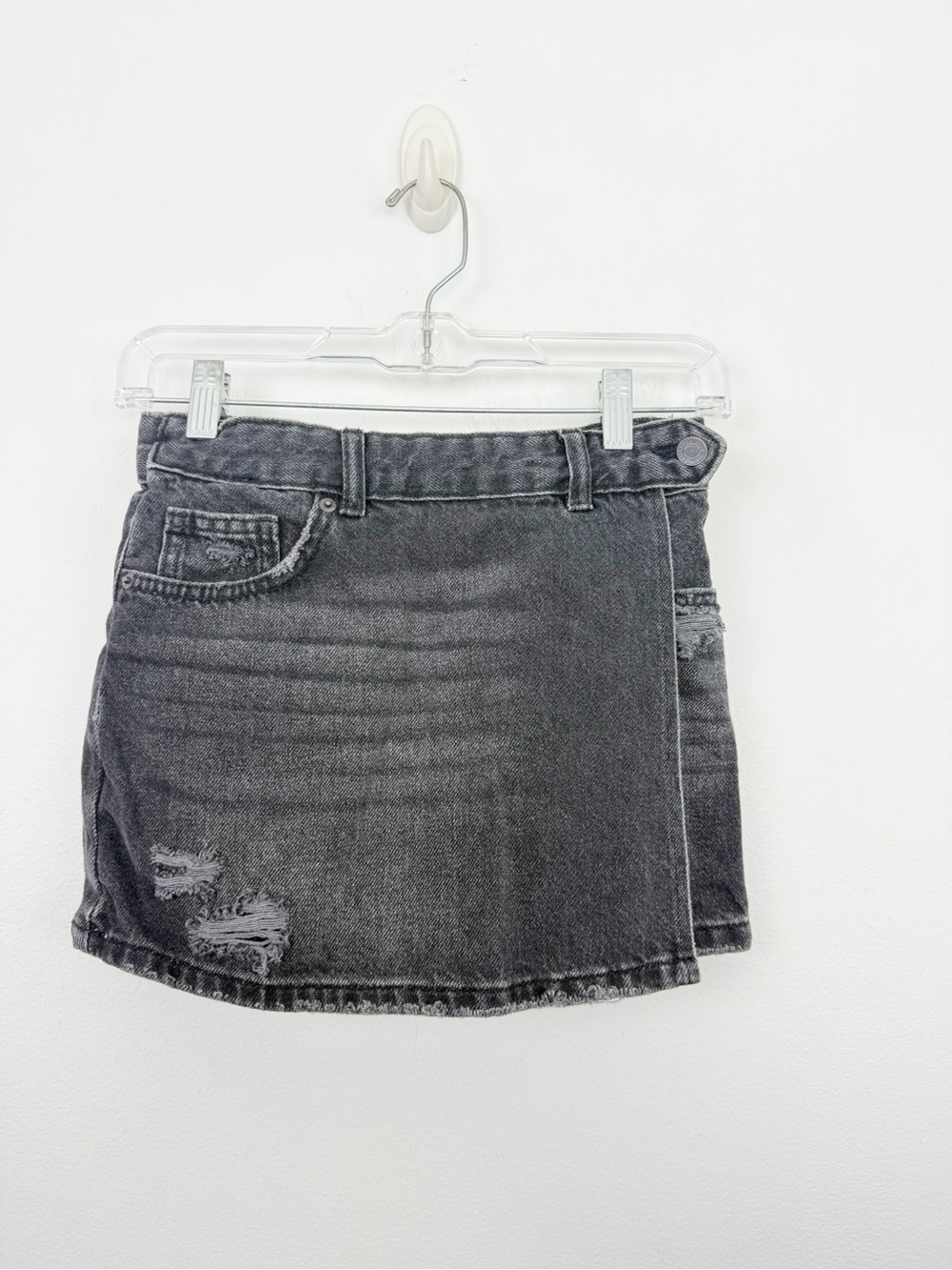 Zara Girls Black Denim Jean Skort Size 12/13